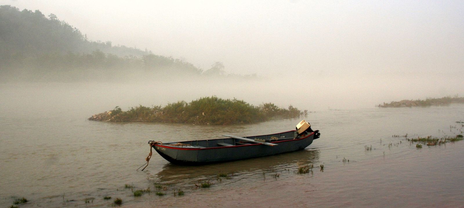 El Ganges al amanecer, Rishikesh.