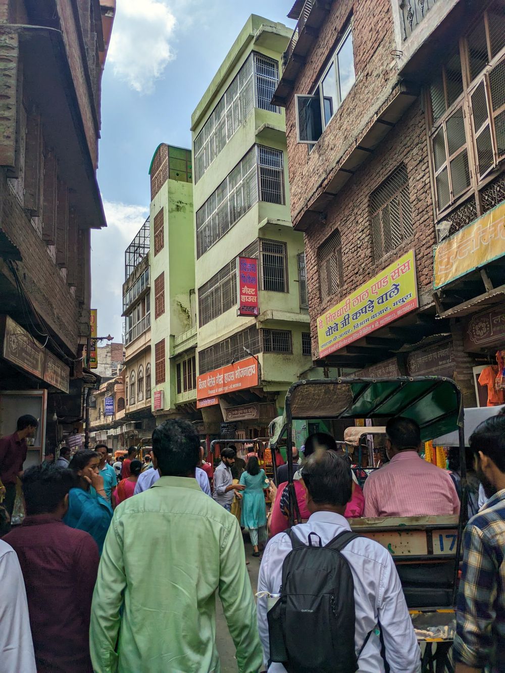 Calles de Vrindavan.